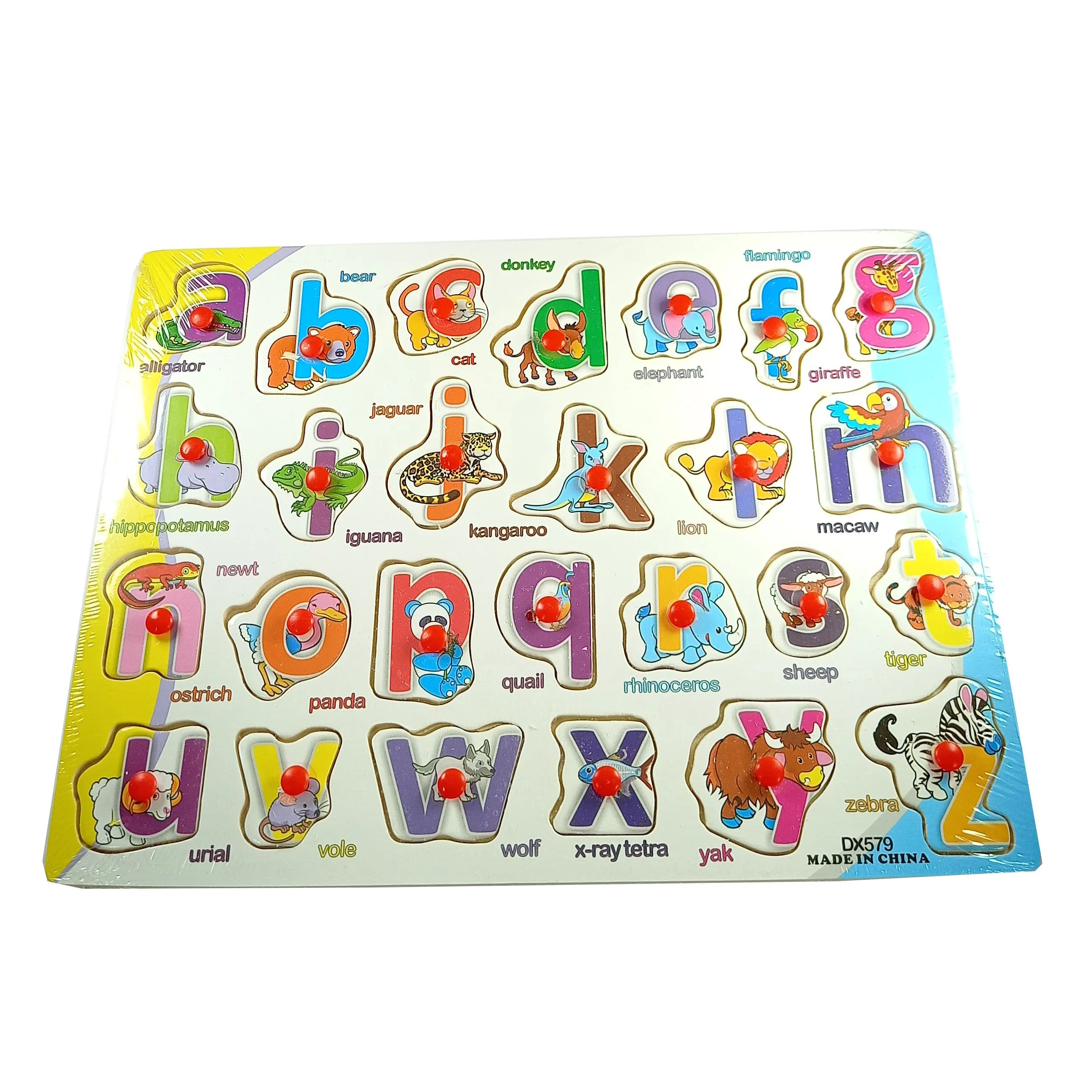 Small letter Printed Wooden Block