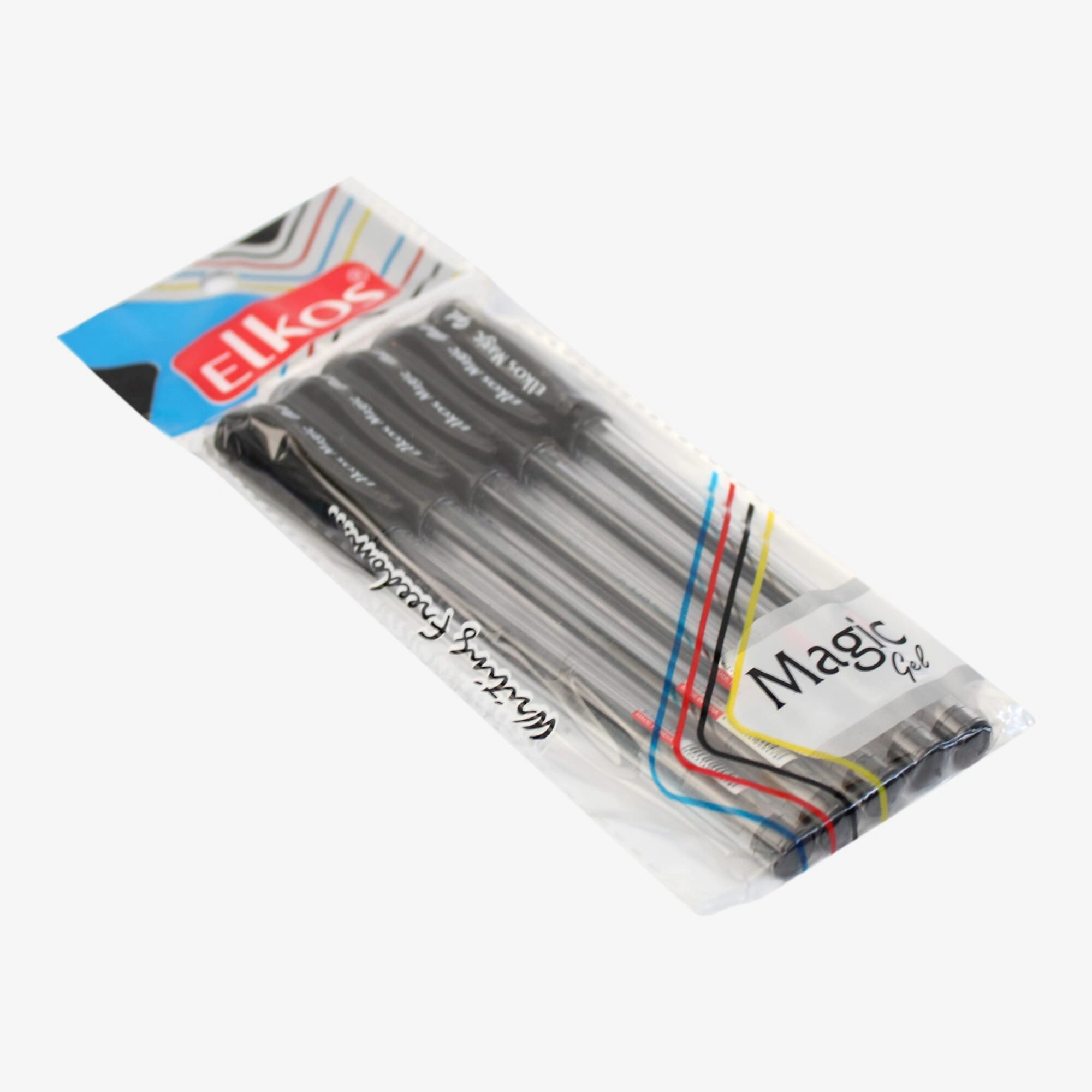 Black Elkos Magic Gel Pen 5 Pcs