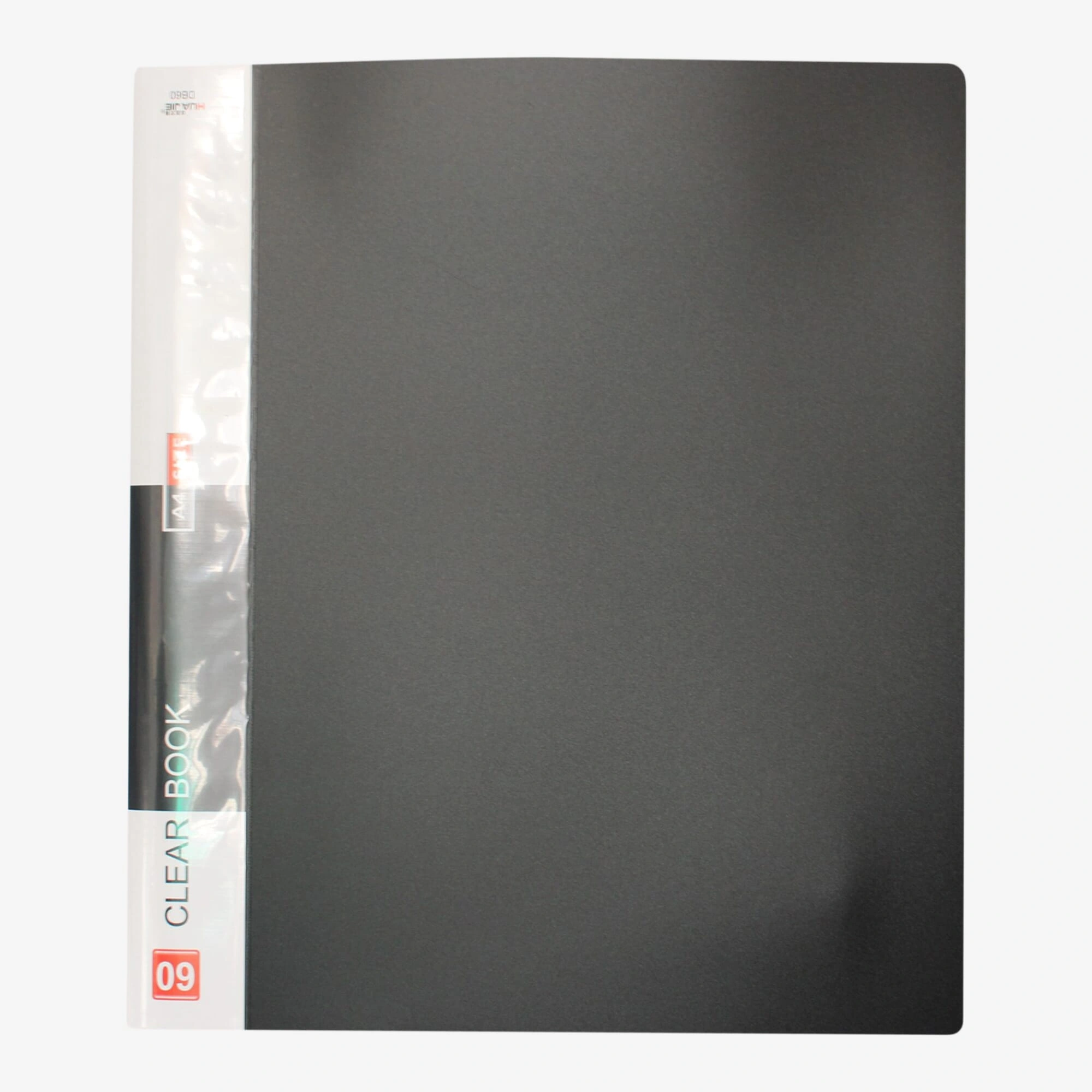 Black 60 pockets/120 Sheets A4 Size Clear Book File
