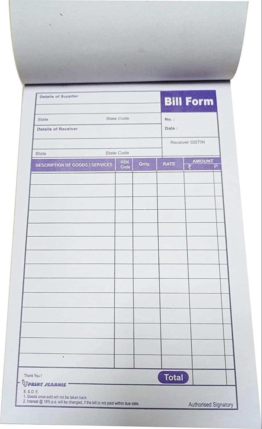 Aman Estimate Biil book