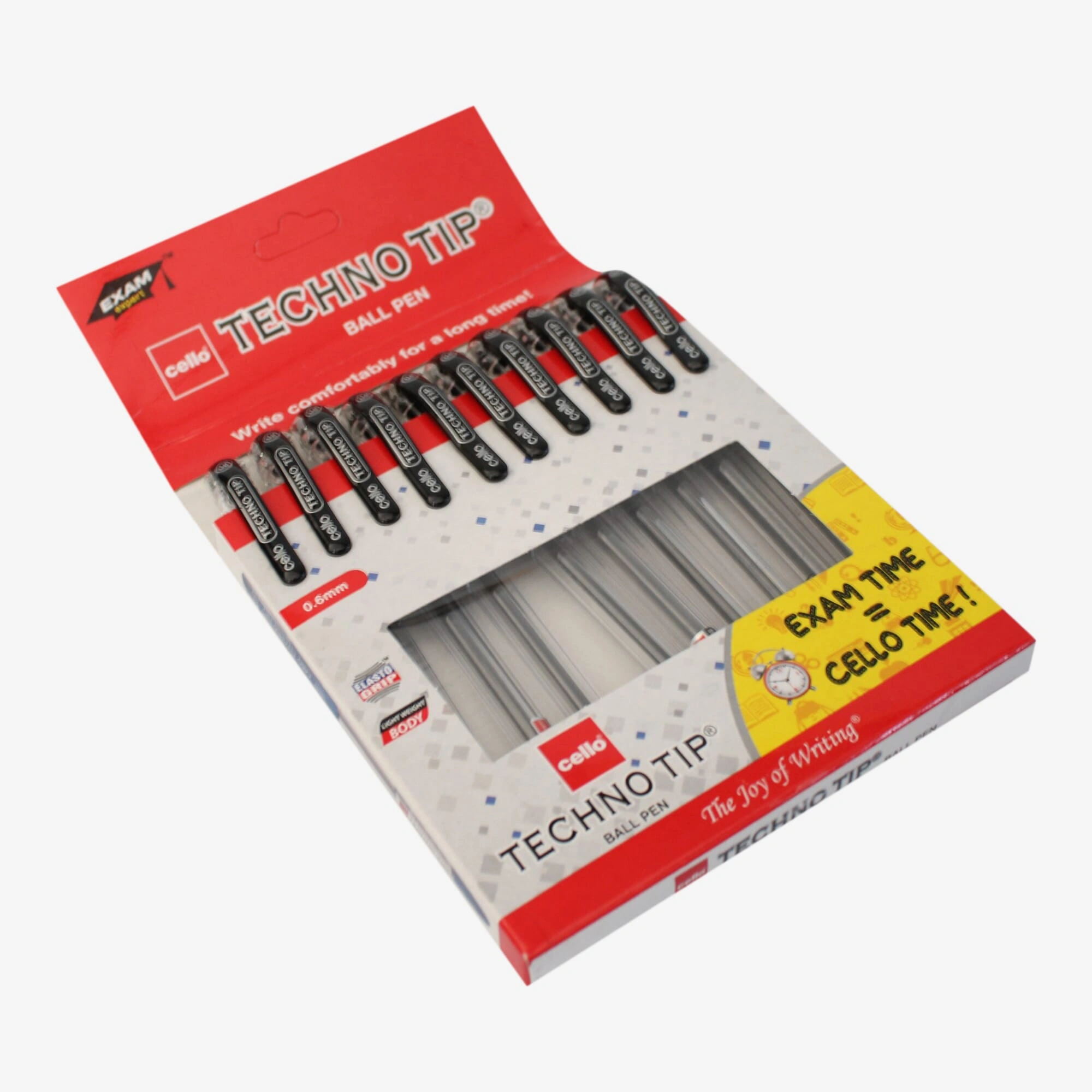 Black Techno Tip Ballpen 10 Pcs