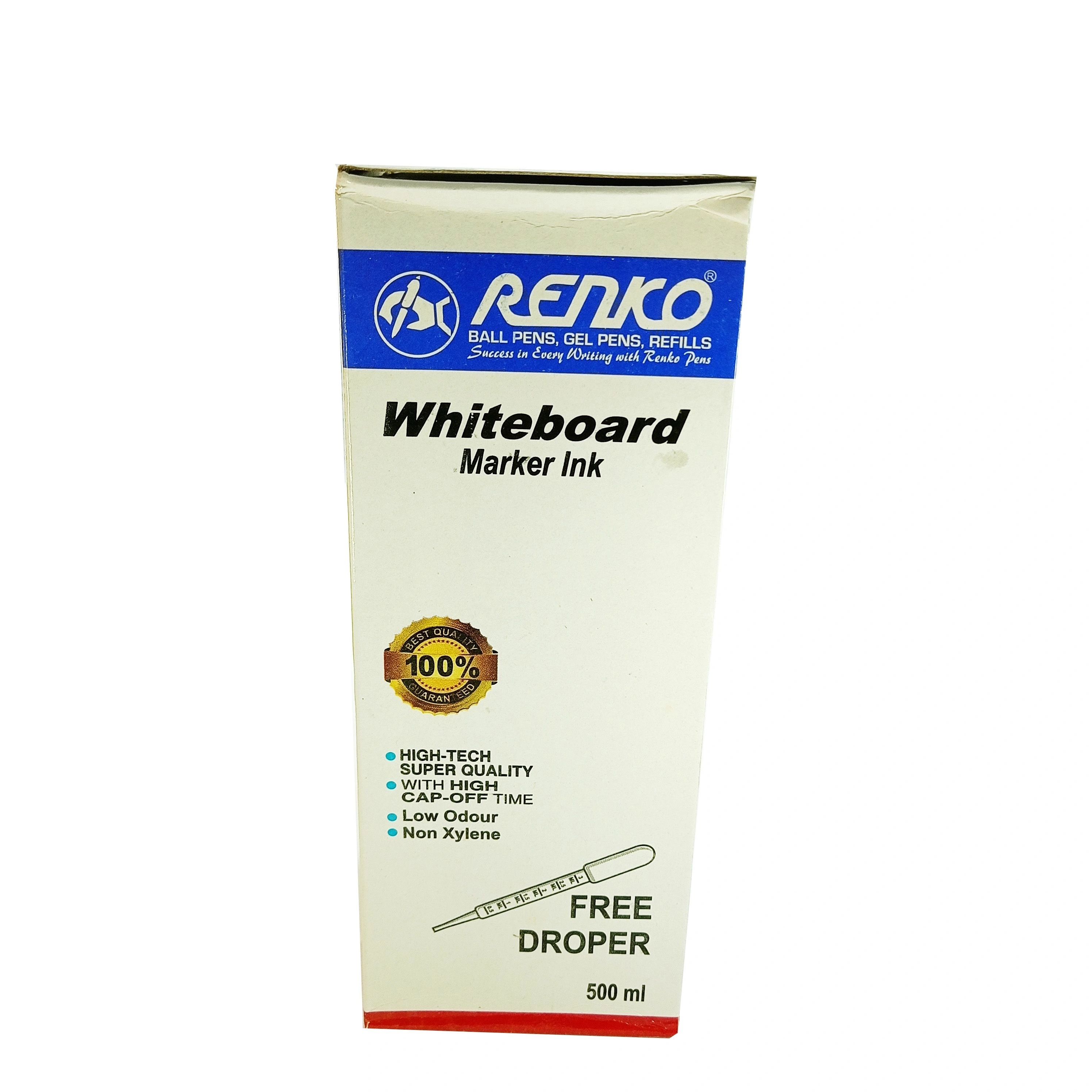 Renko Whiteboard Marker Ink Black 500ml